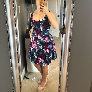 Trixxi Floral Formal Dress